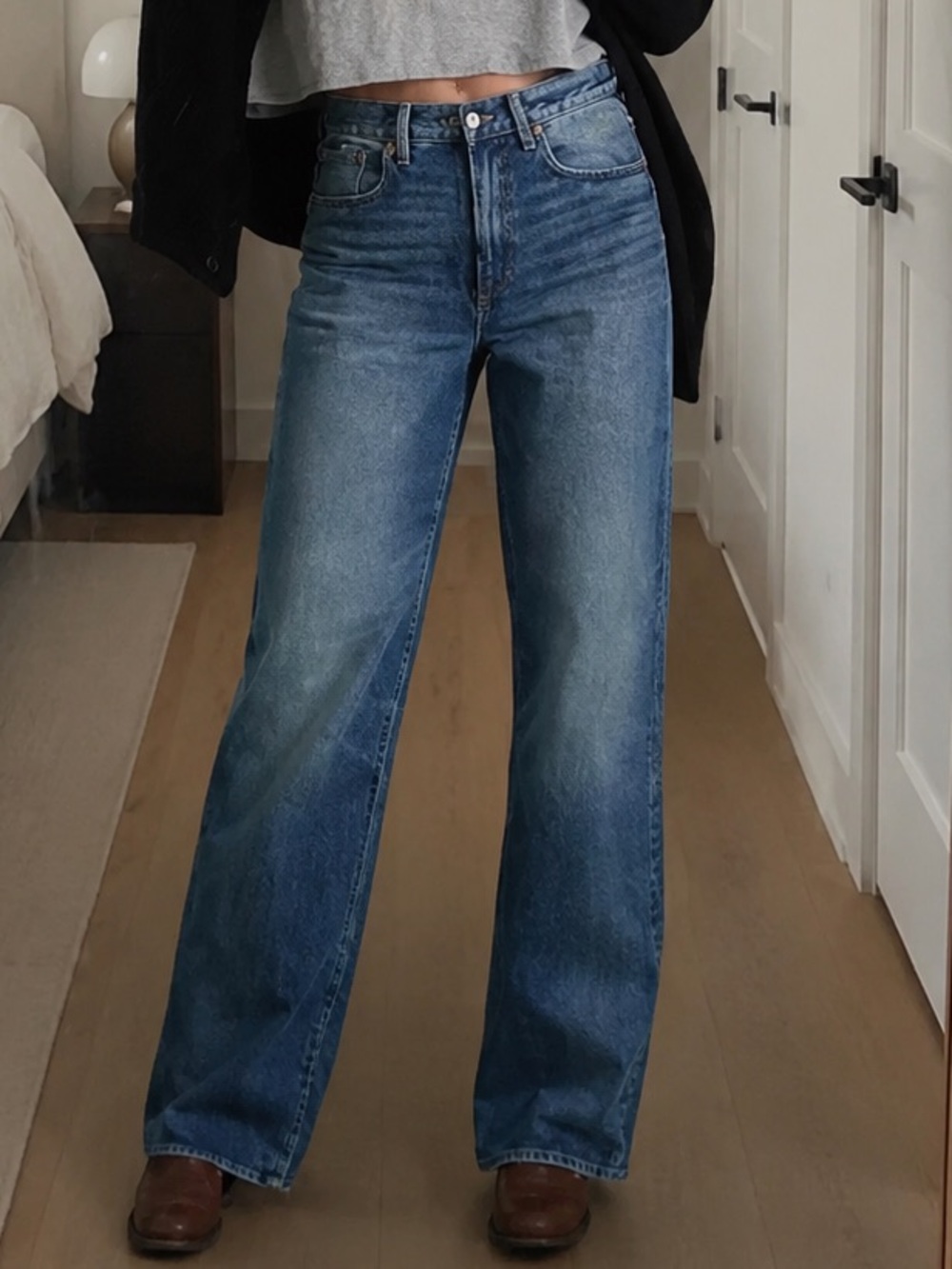 AE77 Premium Stovepipe Denim Jean